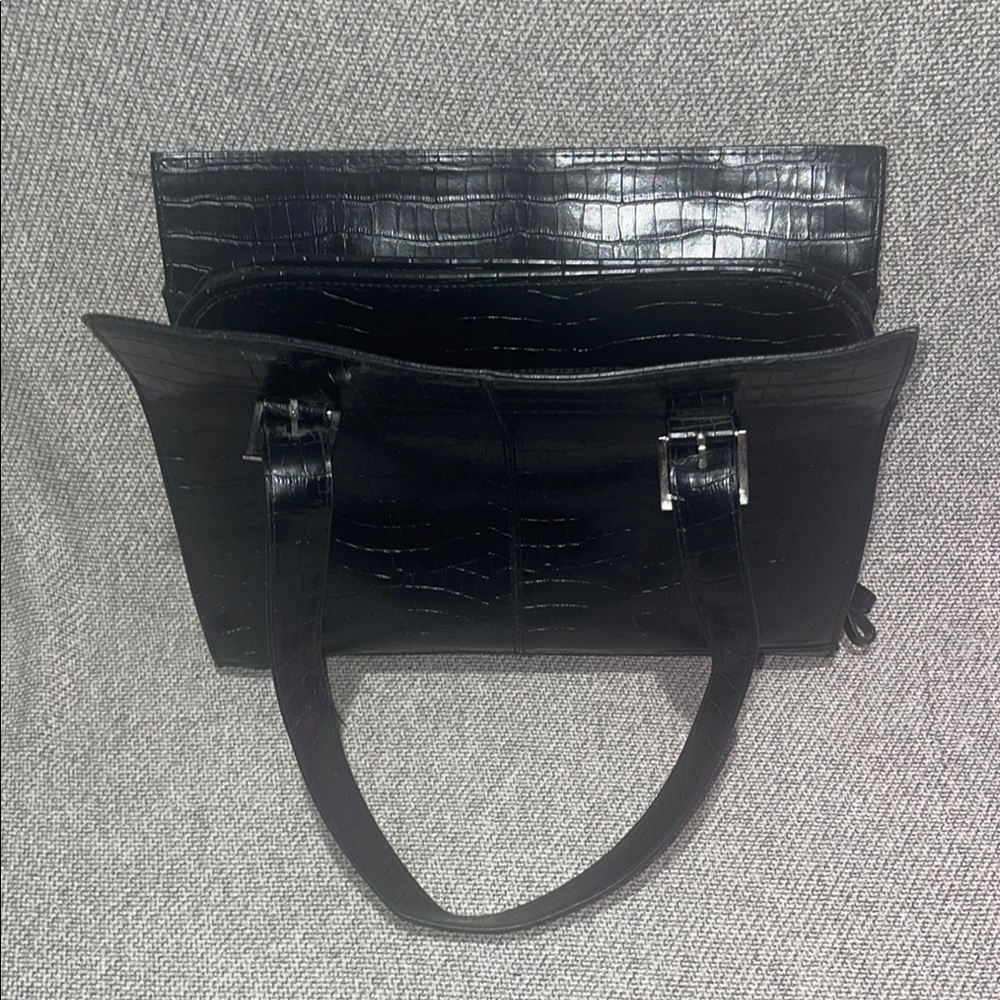 Naturalizer Black Laptop Bag Sleek Minimalist Design - Picture 11 of 16